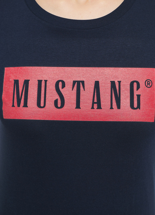 Mustang Alina C Logo Tee Blue Nights - 1013220-4085