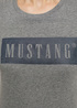 Mustang Alina C Logo Tee Light Grey Melange - 1013220-4141