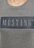 Mustang Alina C Logo Tee Light Grey Melange