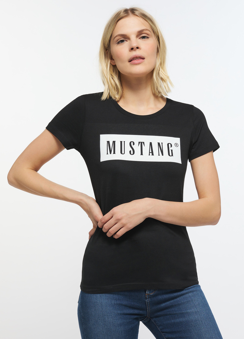 Mustang Alina C Logo Tee Black - 1013220-4142