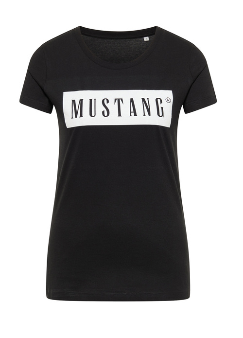 Mustang Alina C Logo Tee Black - 1013220-4142