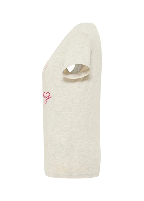 Mustang Jeans Style Alina C Print Light Grey Melange