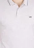 Lee Pique Polo Sharp Grey Mele