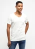 Mustang Jeans Amado V Neck Cannoli Cream