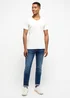 Mustang Jeans Amado V Neck Cannoli Cream
