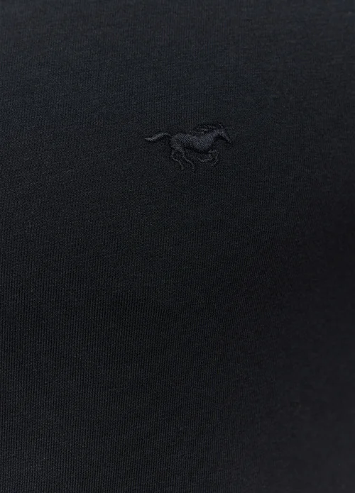 Mustang Jeans Style Allen C Neck 2 Pack Black