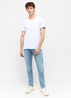 Mustang Jeans Amado V Neck 2 Pack General White - 1014664-2045