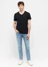 Mustang Jeans V Neck Amado 2 Pack Black