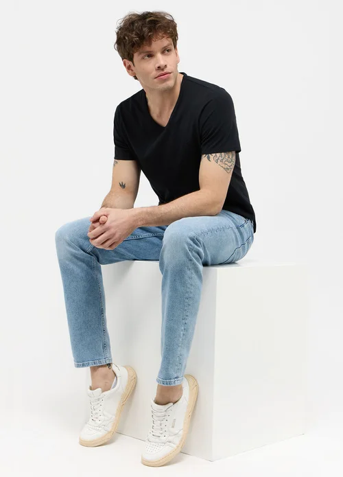 Mustang Jeans V Neck Amado 2 Pack Black