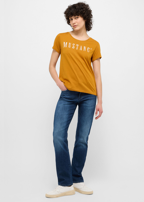 Mustang Jeans Alma Logo Buckthorn Brown - 1015446-3162