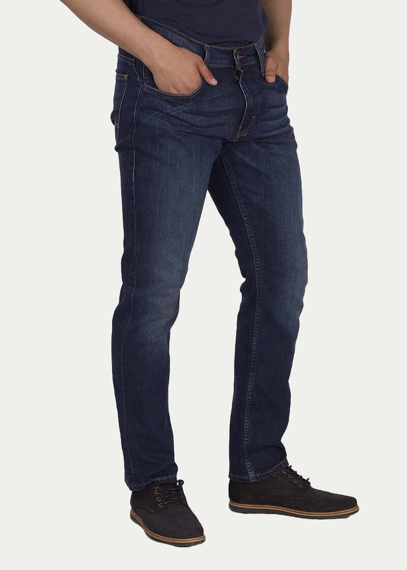 Mustang Chicago Tapered Denim Blue - 3156-5357-582