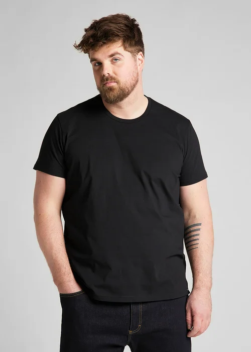 Lee Twin Pack Crew Tee Black