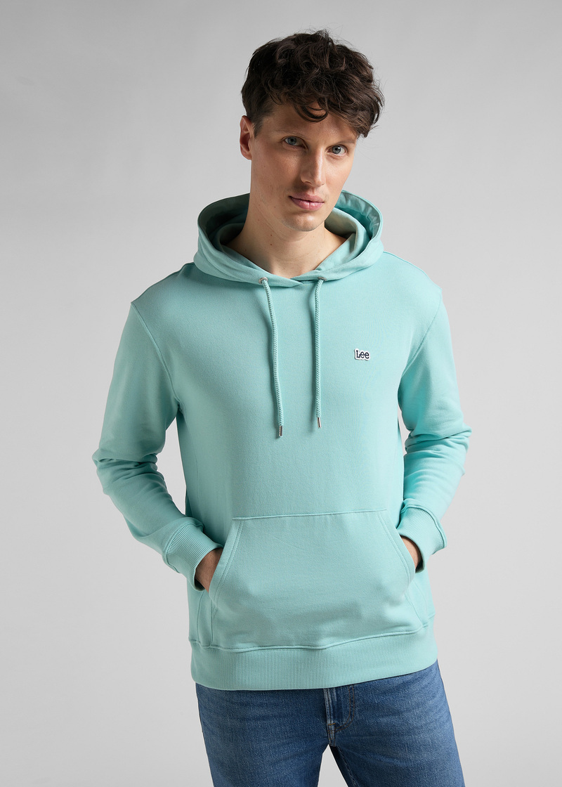 Lee Plain Hoodie Mint Blue - L80YSPUD