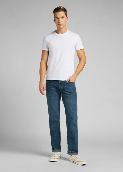 Lee Twin Pack Crew Tee White