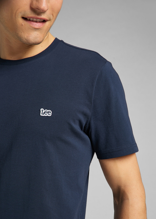 Lee Patch Logo Tee Navy - L60UFQ35