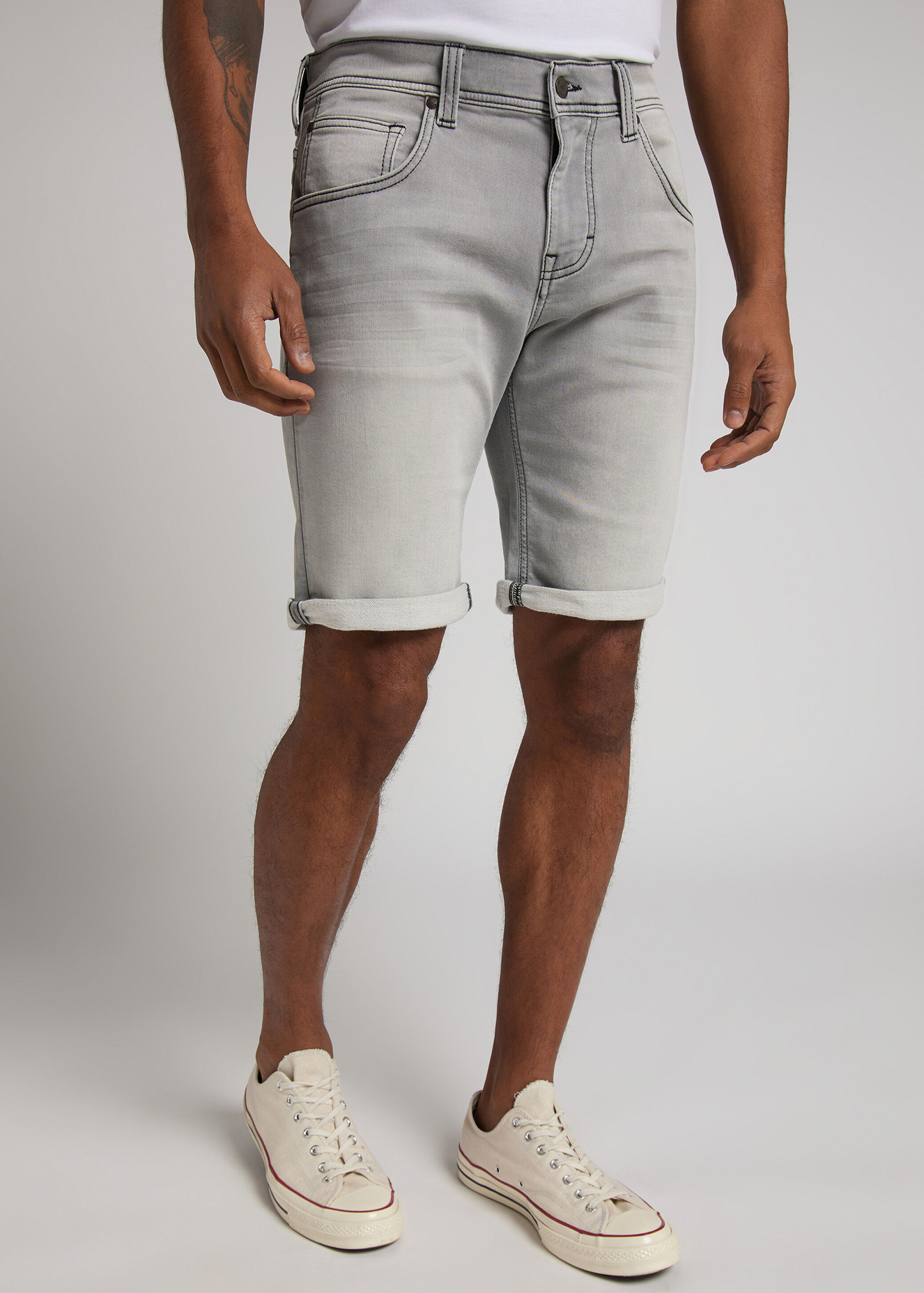 Mustang Chicago Shorts Denim Grey - 1012671-4500-842