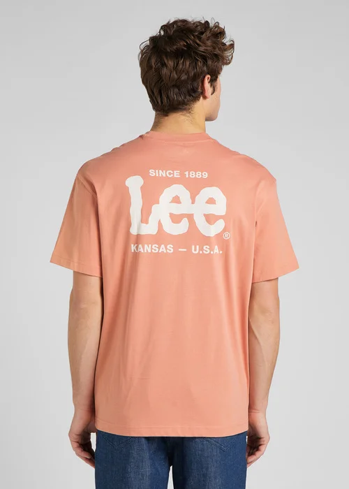 Lee Logo Loose Tee Rust