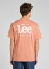 Lee Logo Loose Tee Rust