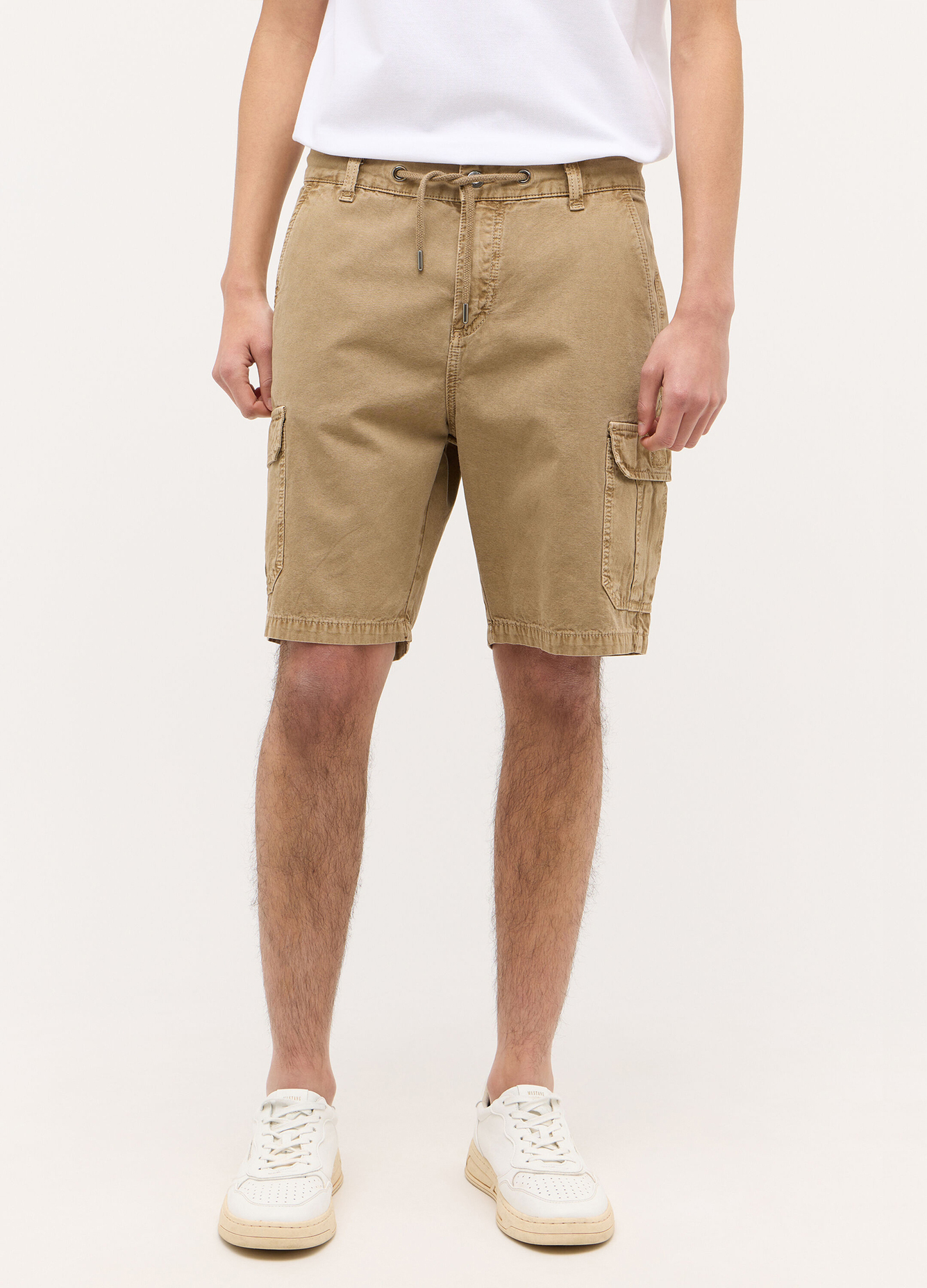 Mustang Jeans Houston Cargo Shorts Lemon Pepper - 1015148-3375