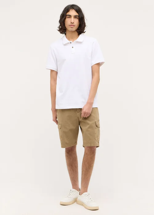 Mustang Jeans Houston Cargo Shorts Lemon Pepper