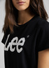 Lee Logo Tee Black - L42UER01