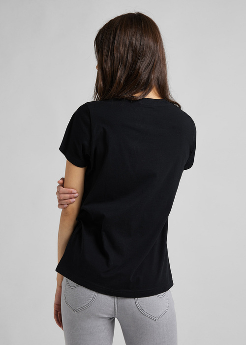 Lee Logo Tee Black - L42UER01