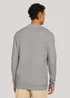 Tom Tailor Geometric Structured Sweater Light Stone Grey Melange