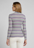 Lee Ribbed Long Sleeve Striped Tee Ecru - L40HIQDN