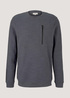 Tom Tailor Crewneck Structured Blue Black Space Dye - 1029027-28625