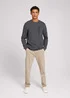 Tom Tailor Crewneck Structured Blue Black Space Dye