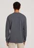 Tom Tailor Crewneck Structured Blue Black Space Dye