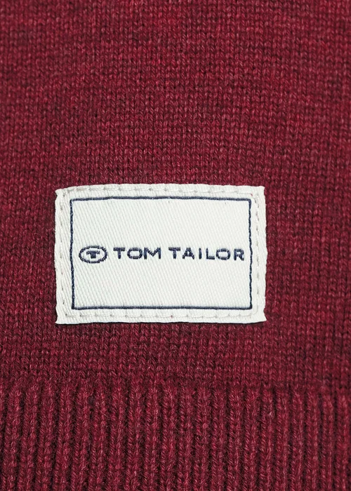 Tom Tailor Doublepack V Neck Knit Warm Wine Melange