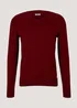 Tom Tailor Doublepack V Neck Knit Warm Wine Melange