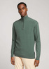 Tom Tailor Light Structured Troyer Dark Smoke Green Melange - 1028749-28732