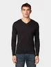 Tom Tailor Basic V Neck Sweater Black
