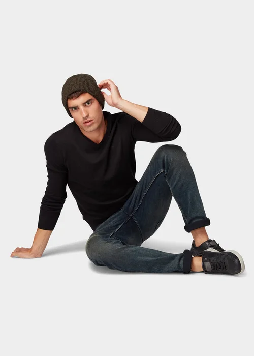 Tom Tailor Basic V Neck Sweater Black