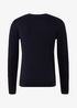 Tom Tailor Basic V Neck Sweater Knitted Navy Melange - 1012820-13160