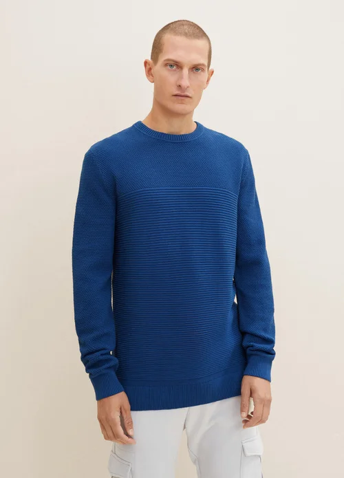Tom Tailor Knit Hockey Blue