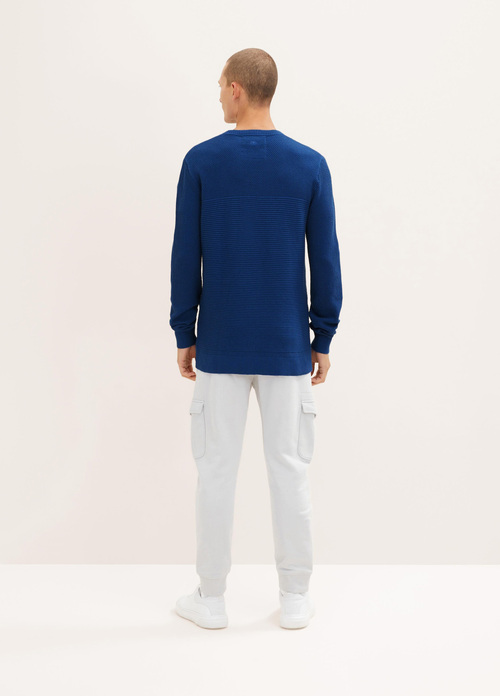 Tom Tailor Knit Hockey Blue - 1032302-19168