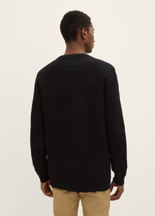 Tom Tailor Knited Jumper Black - 1032302-29999