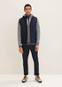 Tom Tailor Hoodie Bluegrey Twotone White Stripe - 1034393-30855