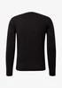 Tom Tailor Simple Knitted Jumper Black