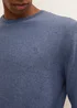 Tom Tailor Simple Knitted Jumper Vintage Indigo Blue Melange