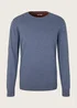 Tom Tailor Simple Knitted Jumper Vintage Indigo Blue Melange