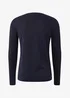 Tom Tailor Simple Knitted Jumper Knitted Navy Melange