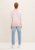 Tom Tailor Knitted Sweater With A Round Neckline Velvet Rose - 1034938-13009