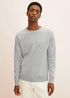 Tom Tailor Simple Knitted Jumper Light Soft Grey Melange - 1012819-14427