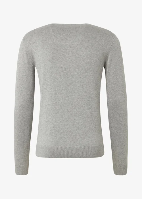 Tom Tailor Simple Knitted Jumper Light Soft Grey Melange