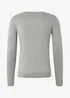 Tom Tailor Simple Knitted Jumper Light Soft Grey Melange