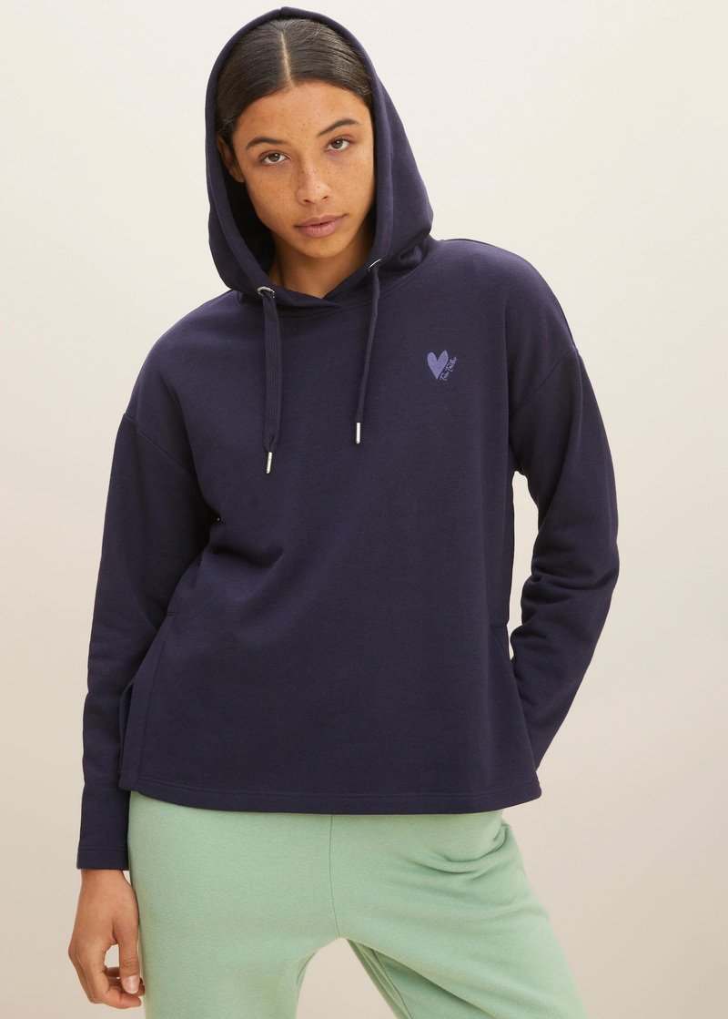 Tom Tailor Hoodie Dark Blue 306 - 1030497-10302